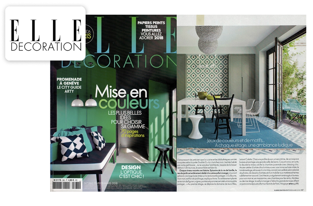 <span class='namePresse'>ELLE DECORATION</span><span class='paysPresse'> - France</span></br><span class='datePresse'>February / March 2018</span>
