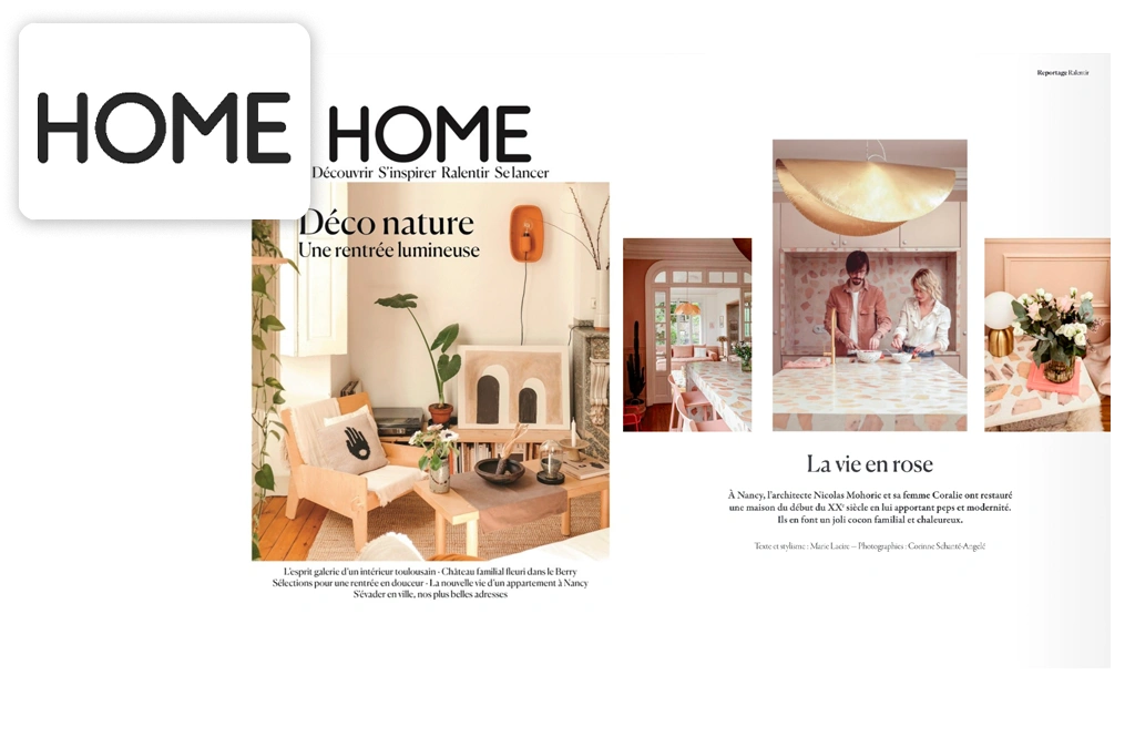 <span class='namePresse'>HOME</span><span class='paysPresse'> - France</span></br><span class='datePresse'>Sept / Oct 2021</span>