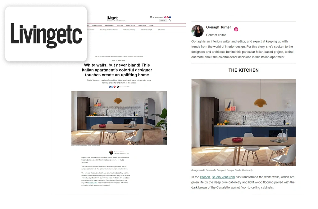 <span class='namePresse'>Living </span><span class='paysPresse'> - Italy</span></br><span class='datePresse'>March 2023</span>