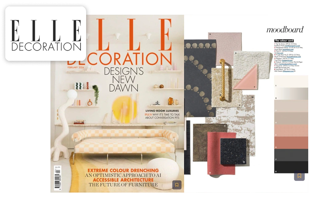 <span class='namePresse'>ELLE Decoration</span><span class='paysPresse'> - UK</span></br><span class='datePresse'>Feb 2024</span>