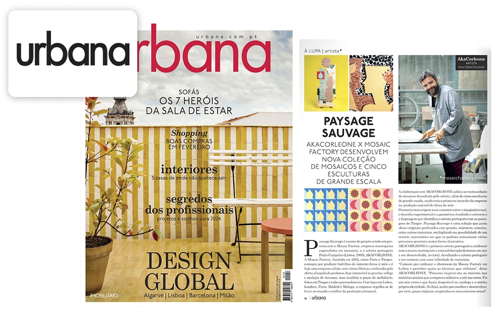 <span class='namePresse'>Urbana</span><span class='paysPresse'> - Portugal</span></br><span class='datePresse'>Feb 2024</span>