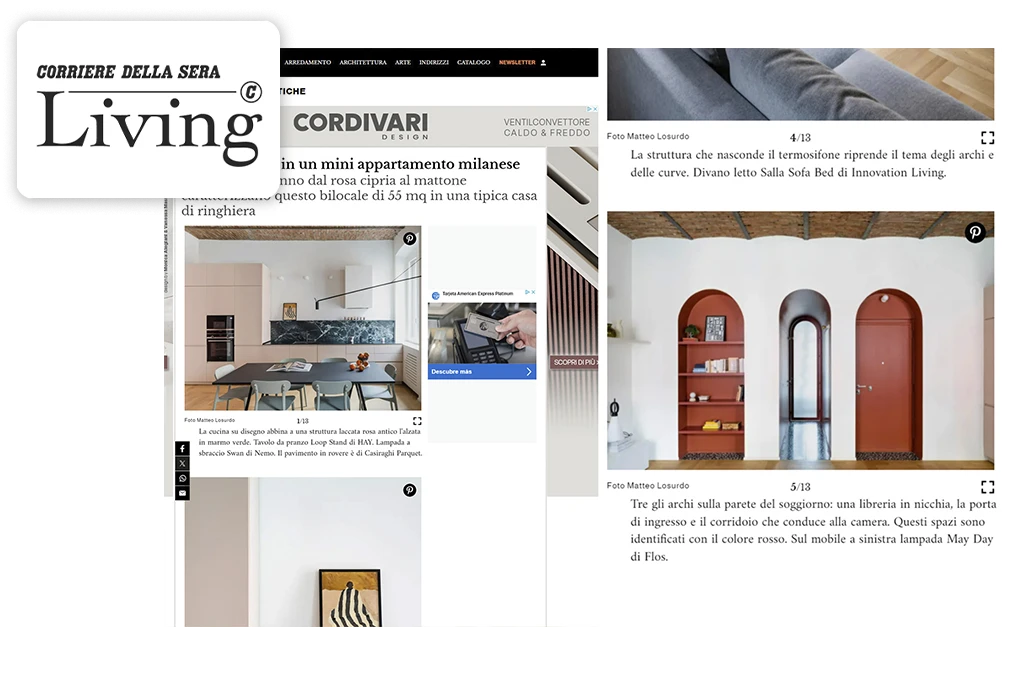 <span class='namePresse'>Living Corriere Della Sera</span><span class='paysPresse'> - Italy</span></br><span class='datePresse'>April 2024</span>