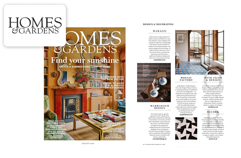 <span class='namePresse'>Homes & Gardens</span><span class='paysPresse'> - UK</span></br><span class='datePresse'>August 2024</span>