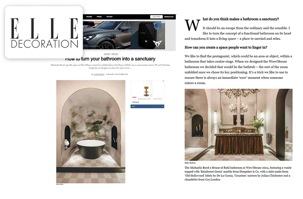 <span class='namePresse'>ELLE Decoration</span><span class='paysPresse'> - UK</span></br><span class='datePresse'>October 2024</span>