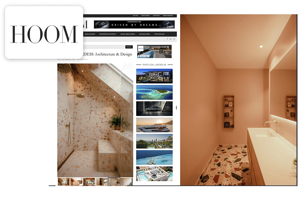 <span class='namePresse'>HOOM Magazine</span><span class='paysPresse'> - Sweden</span></br><span class='datePresse'>December 2024</span>