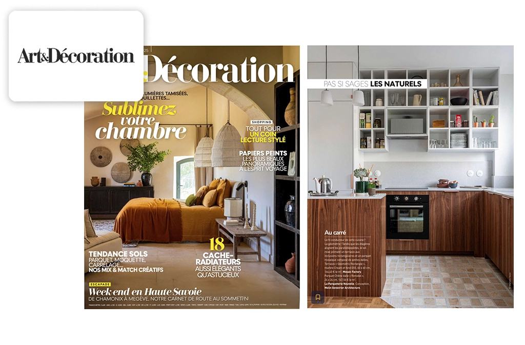 <span class='namePresse'>Art & Décoration</span><span class='paysPresse'> - France</span></br><span class='datePresse'>January/February 2025</span>