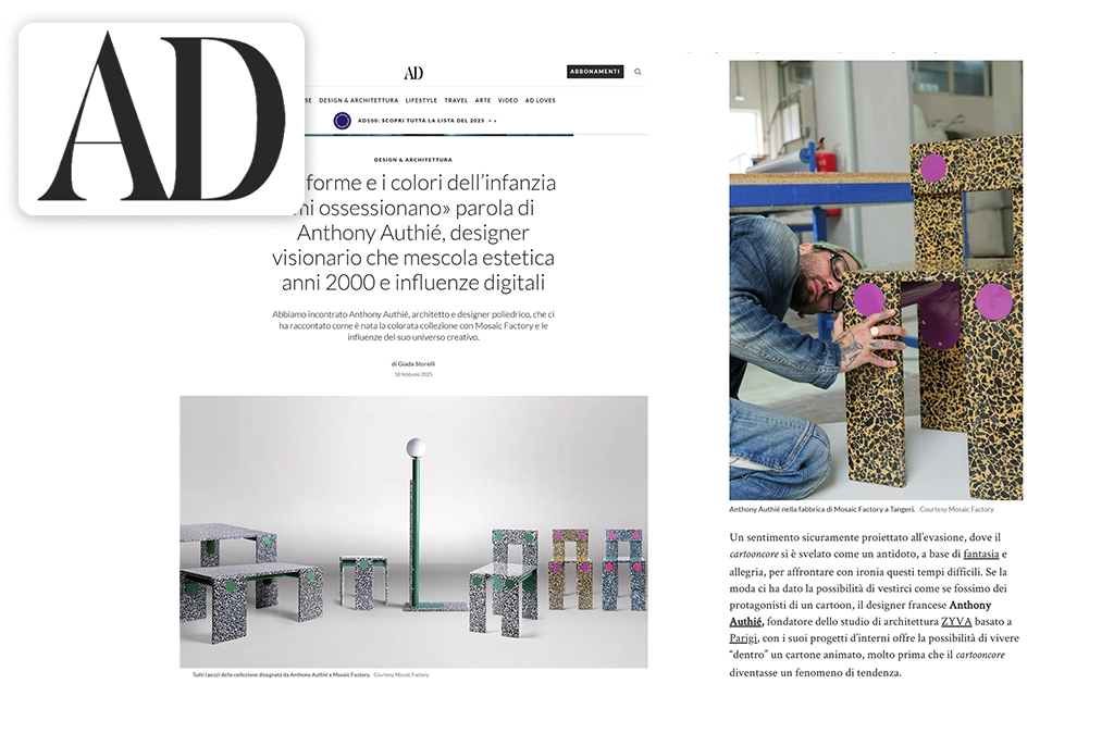 <span class='namePresse'>AD</span><span class='paysPresse'> - Italy</span></br><span class='datePresse'>February 2025</span>