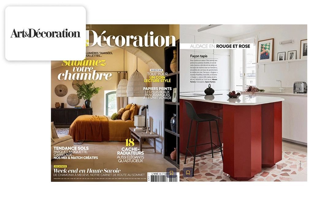 <span class='namePresse'>Art & Décoration</span><span class='paysPresse'> - France</span></br><span class='datePresse'>February 2025</span>