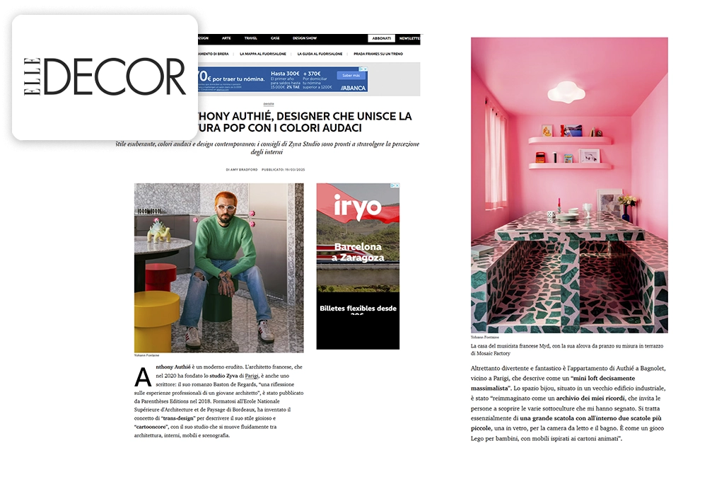<span class='namePresse'>ELLE Decor</span><span class='paysPresse'> - Italy</span></br><span class='datePresse'>March 2025</span>