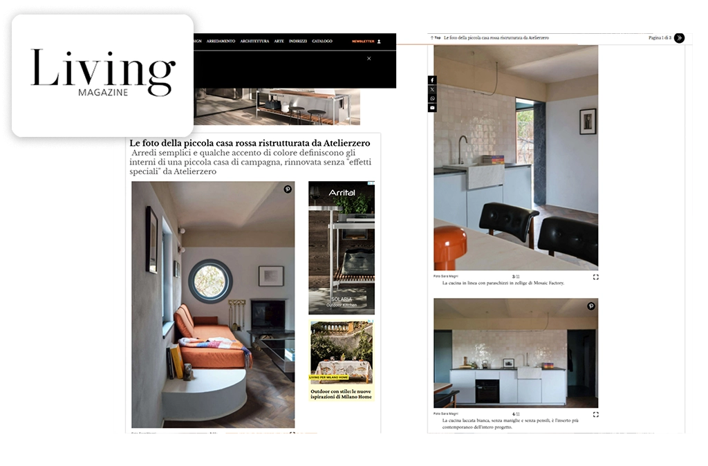 <span class='namePresse'>Living - Corriere de la Sera</span><span class='paysPresse'> - Italy</span></br><span class='datePresse'>April 2025</span>